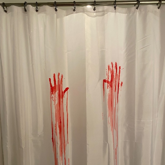 unknown Other - Halloween/Psycho-themed Shower Curtain